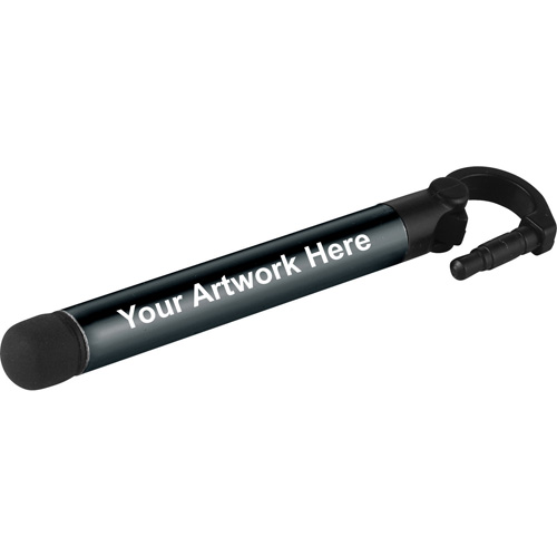 3.25 Inch Logo Imprinted Jazz Mobile Holder with Stylus